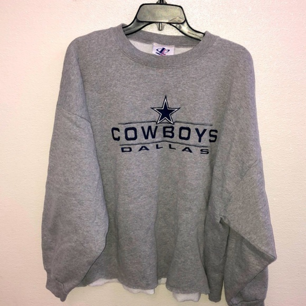 Vintage Logo‎ Athletic NFL Cowboys cropped Sweater